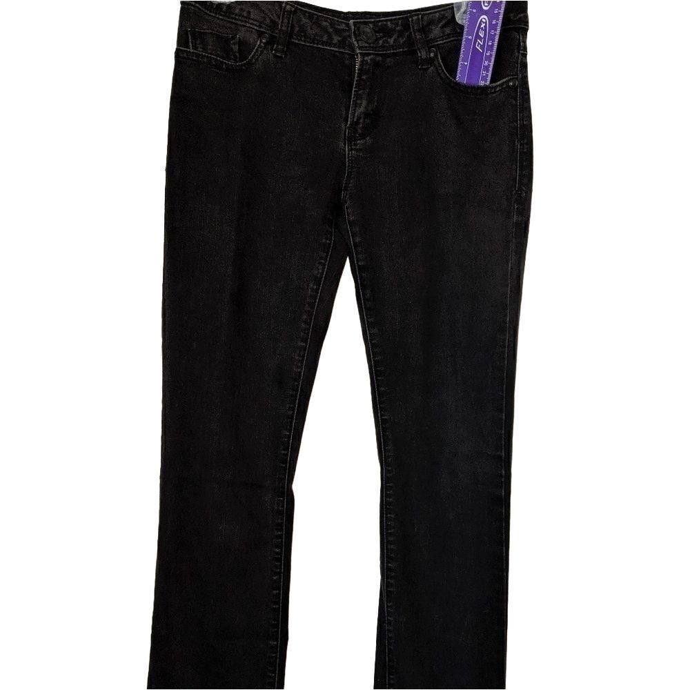 LAUREN CONRAD  SIZE 2. BLACK 5 POCKET  DENIM JEANS